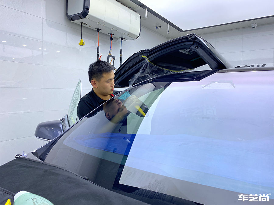 特斯拉Model X施工威固漆面保护膜案例分享（4）