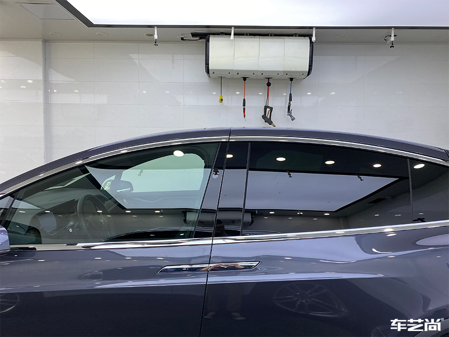 特斯拉Model X施工威固漆面保护膜案例分享（10）