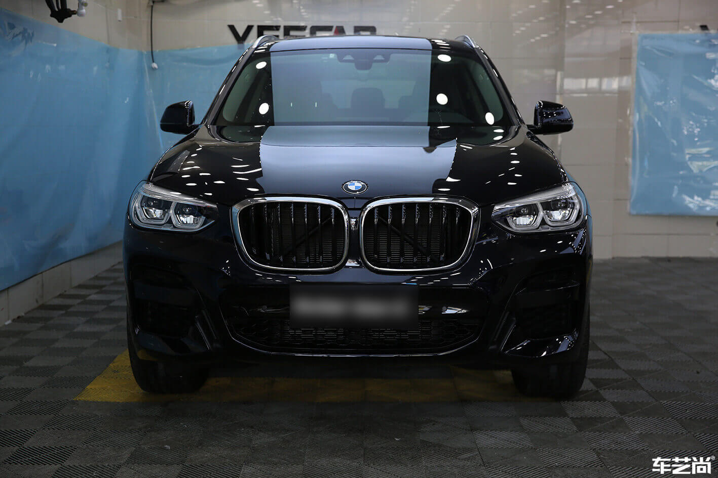 宝马X3装贴威固隐形车衣施工案例展示（17）