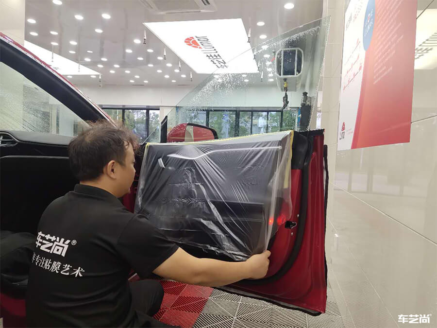 特斯拉Model 3施工威固隐形车衣案例分享（9）