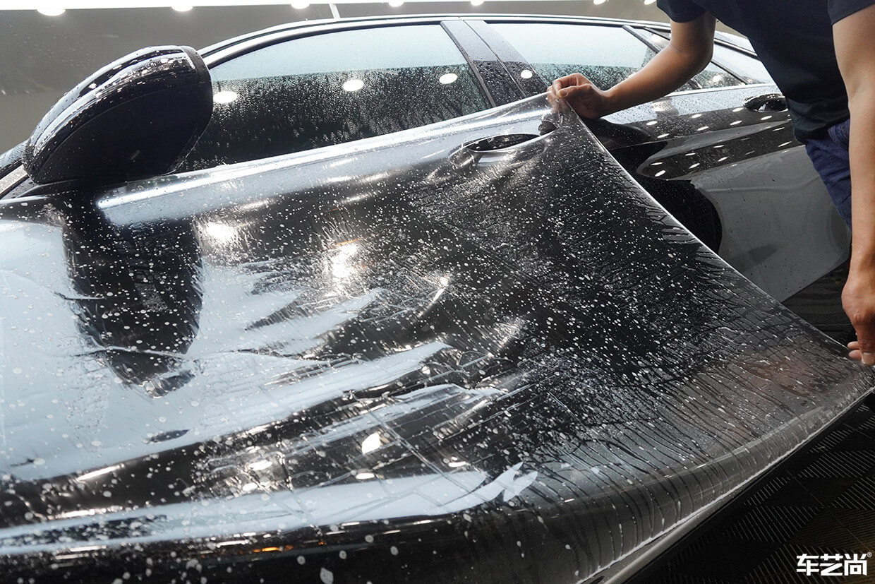 奔驰 GLC300施工威固隐形车衣案例流程展示（4）