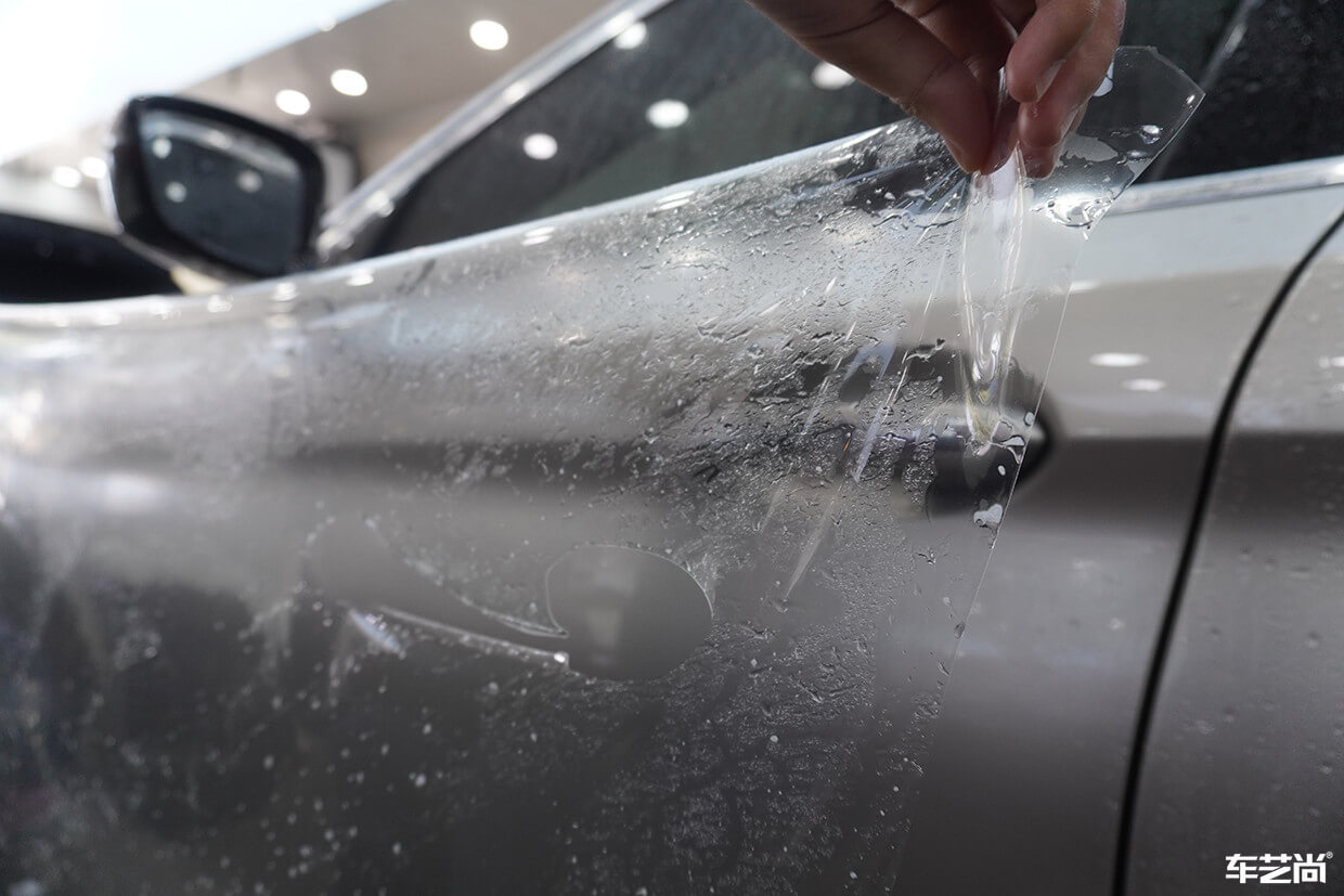 宝马530LE施工威固隐形车衣，防刮耐磨可兼得（6）