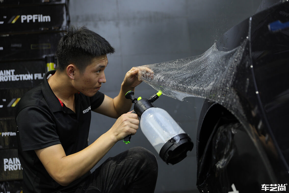 特斯拉Model 3施工威固漆面保护膜案例展示（5）