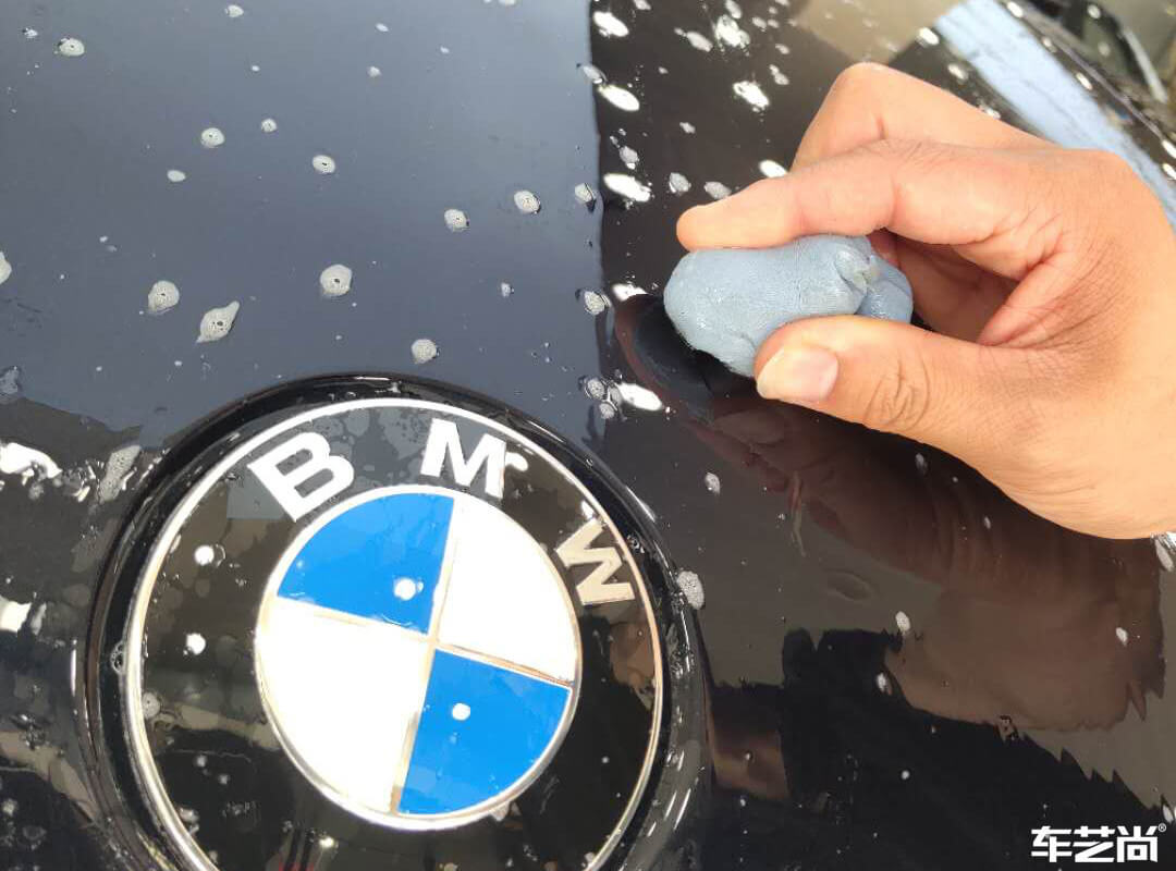 宝马7系装贴威固隐形车衣，施工流程展示（2）