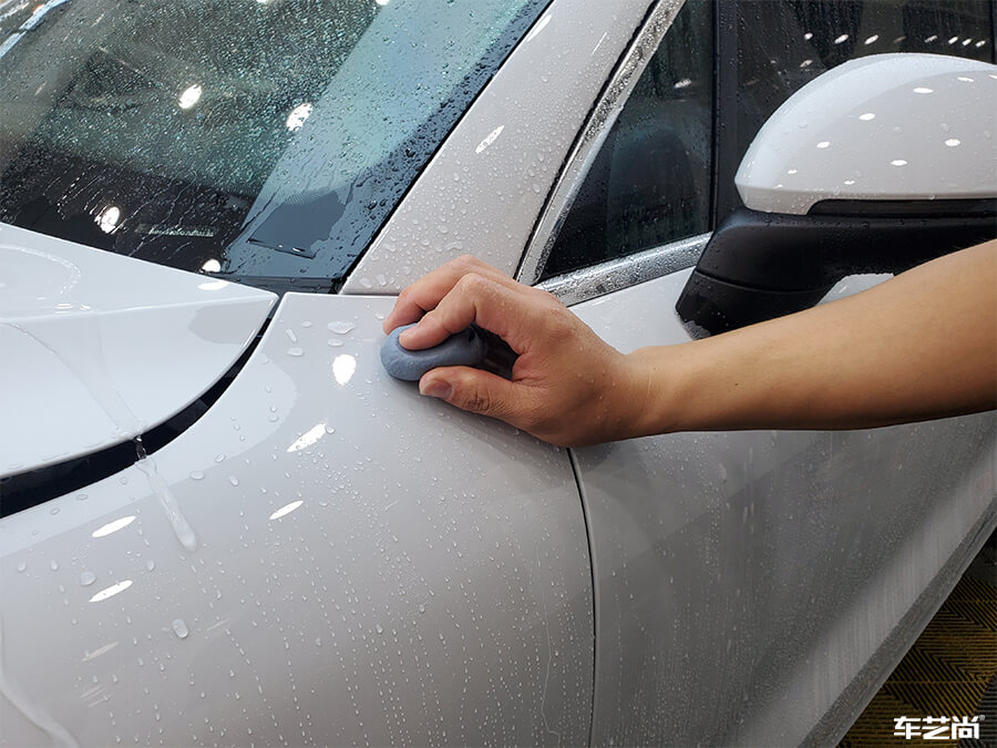 保时捷卡宴施工威固透明隐形车衣（3）