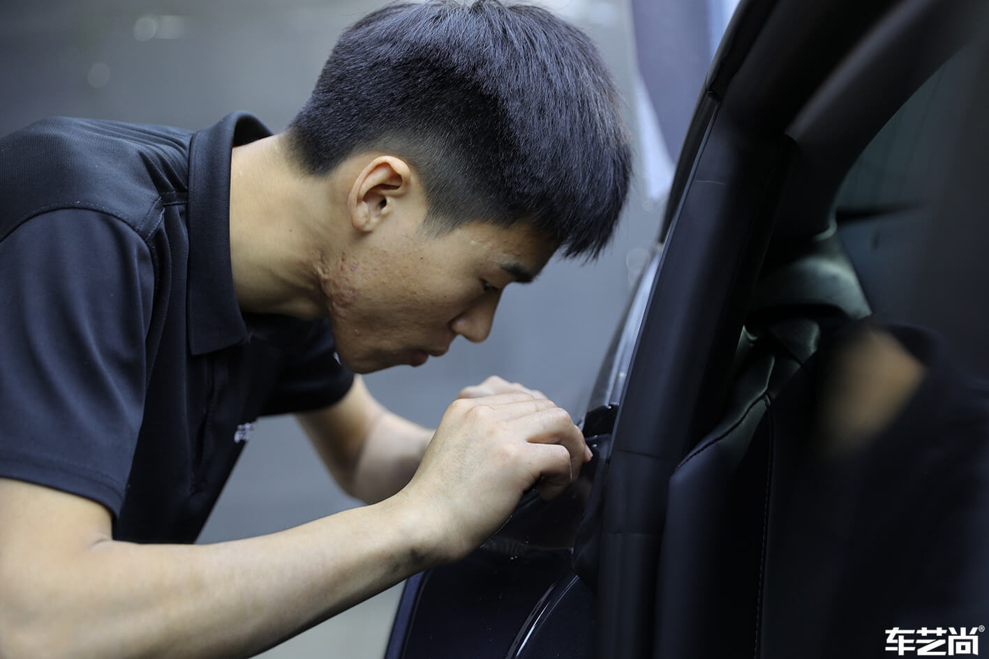 特斯拉Model 3施工威固漆面保护膜案例分享（8）