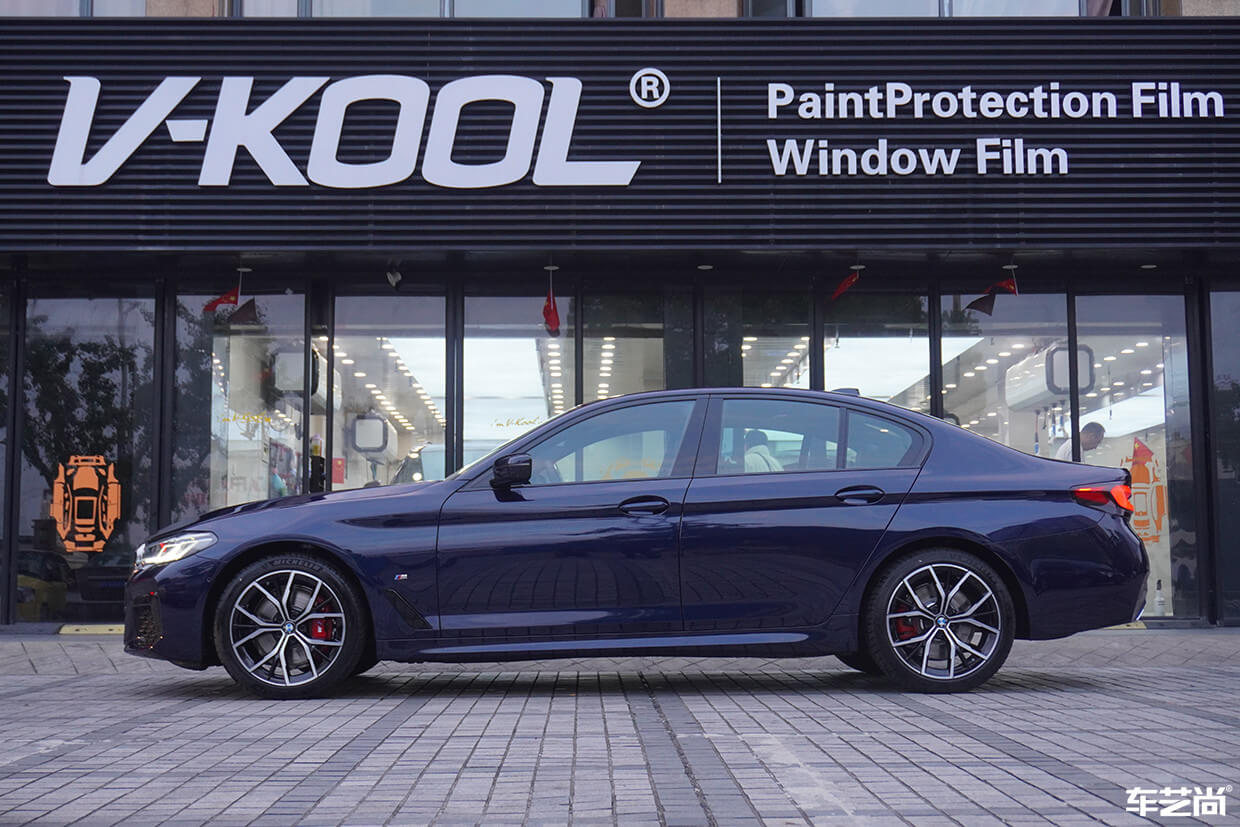 宝马5系施工隐形车衣，给您带来贴身保护（11）