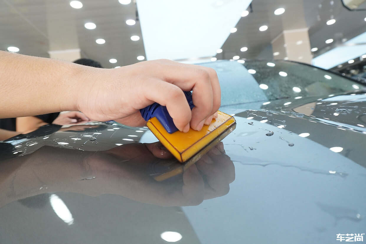 领克05施工威固隐形车衣，施工过程展示（4）
