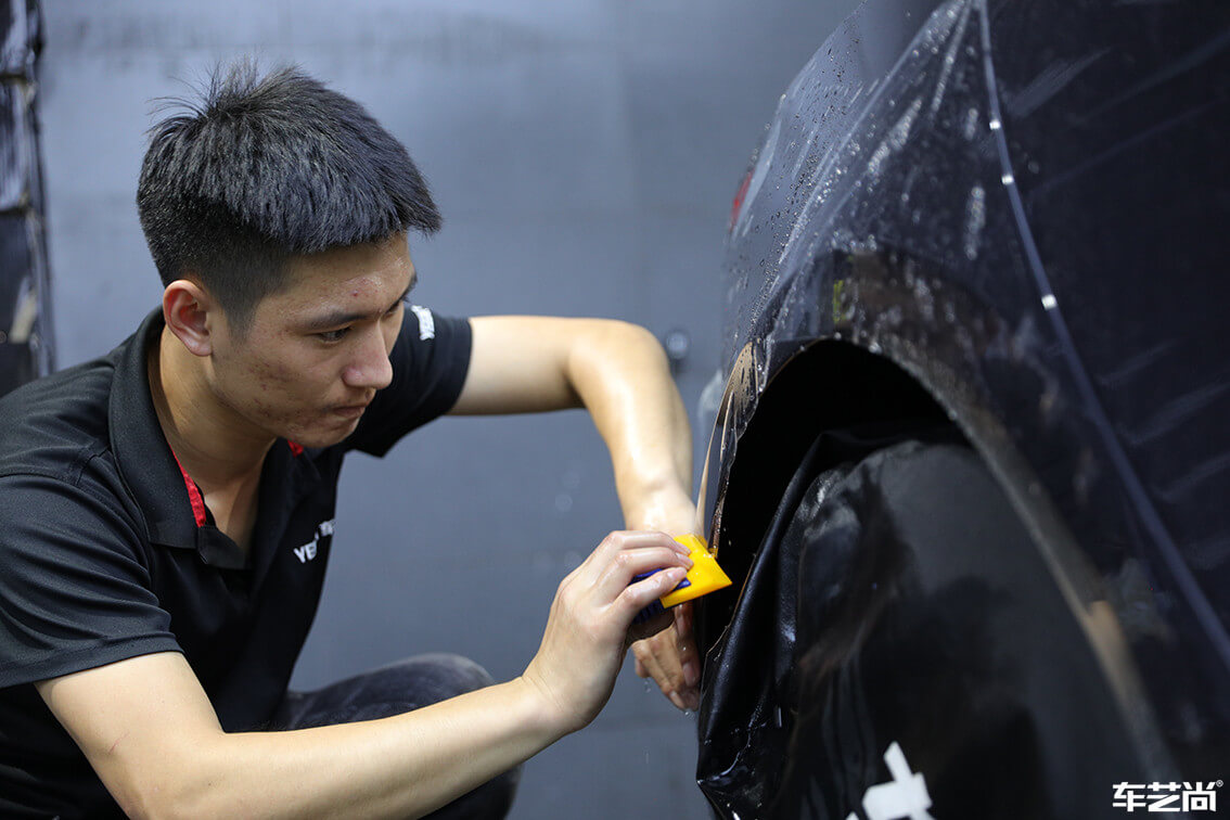 特斯拉Model 3施工威固漆面保护膜案例展示（7）