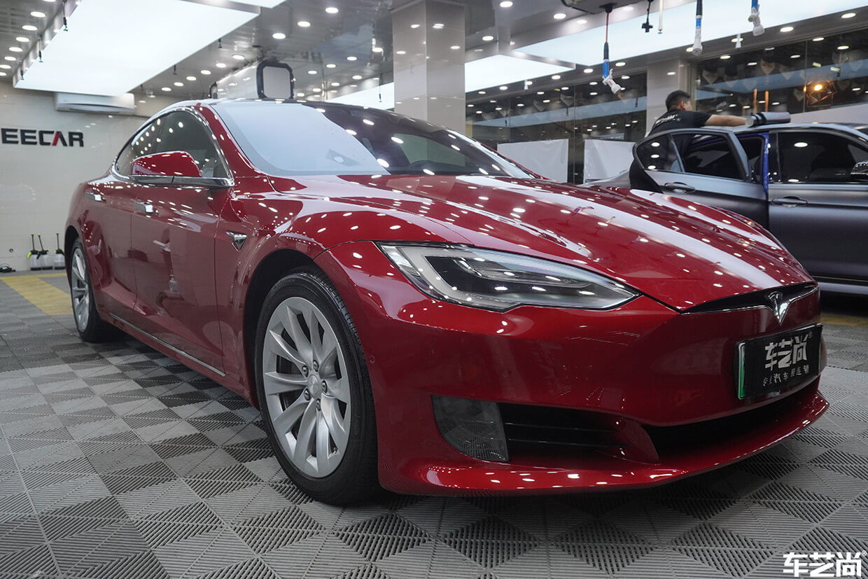 特斯拉Model S施工威固隐形车衣，专车专用极致体验（14）