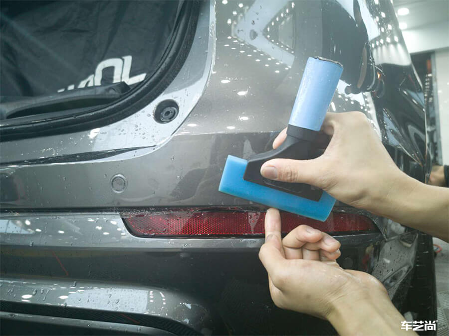 理想ONE实贴威固隐形车衣，施工流程展示（11）