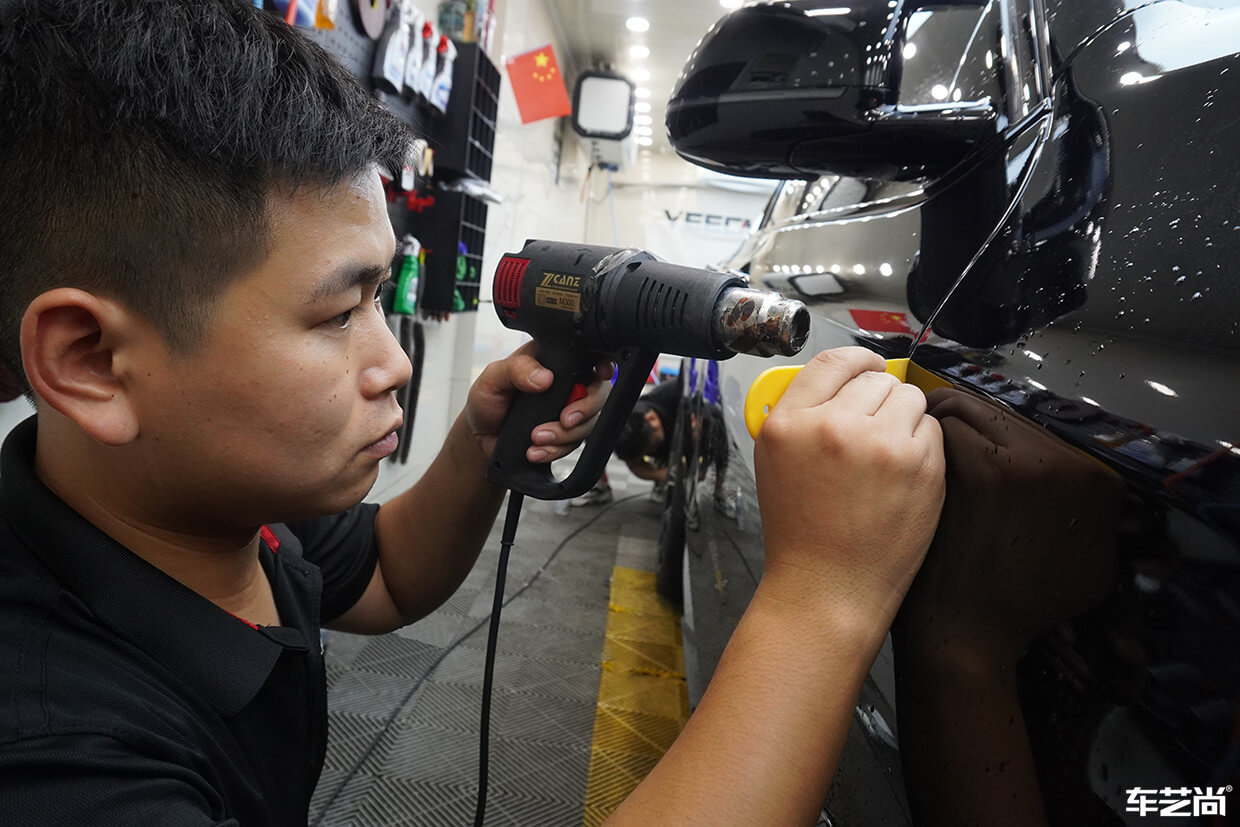 宝马X3M施工隐形车衣（14）