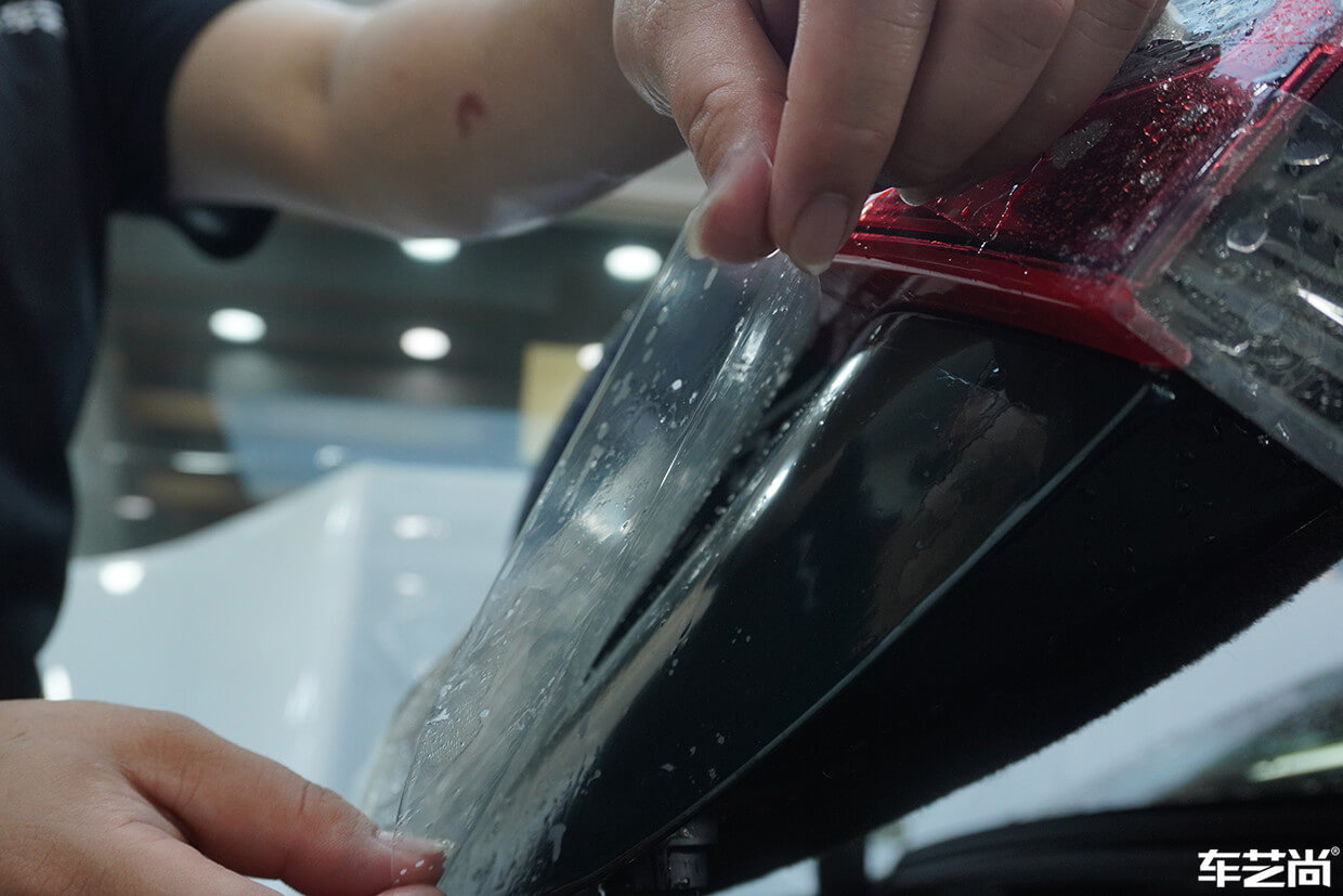 阿尔法罗密欧施工威固隐形车衣流程展示（4）