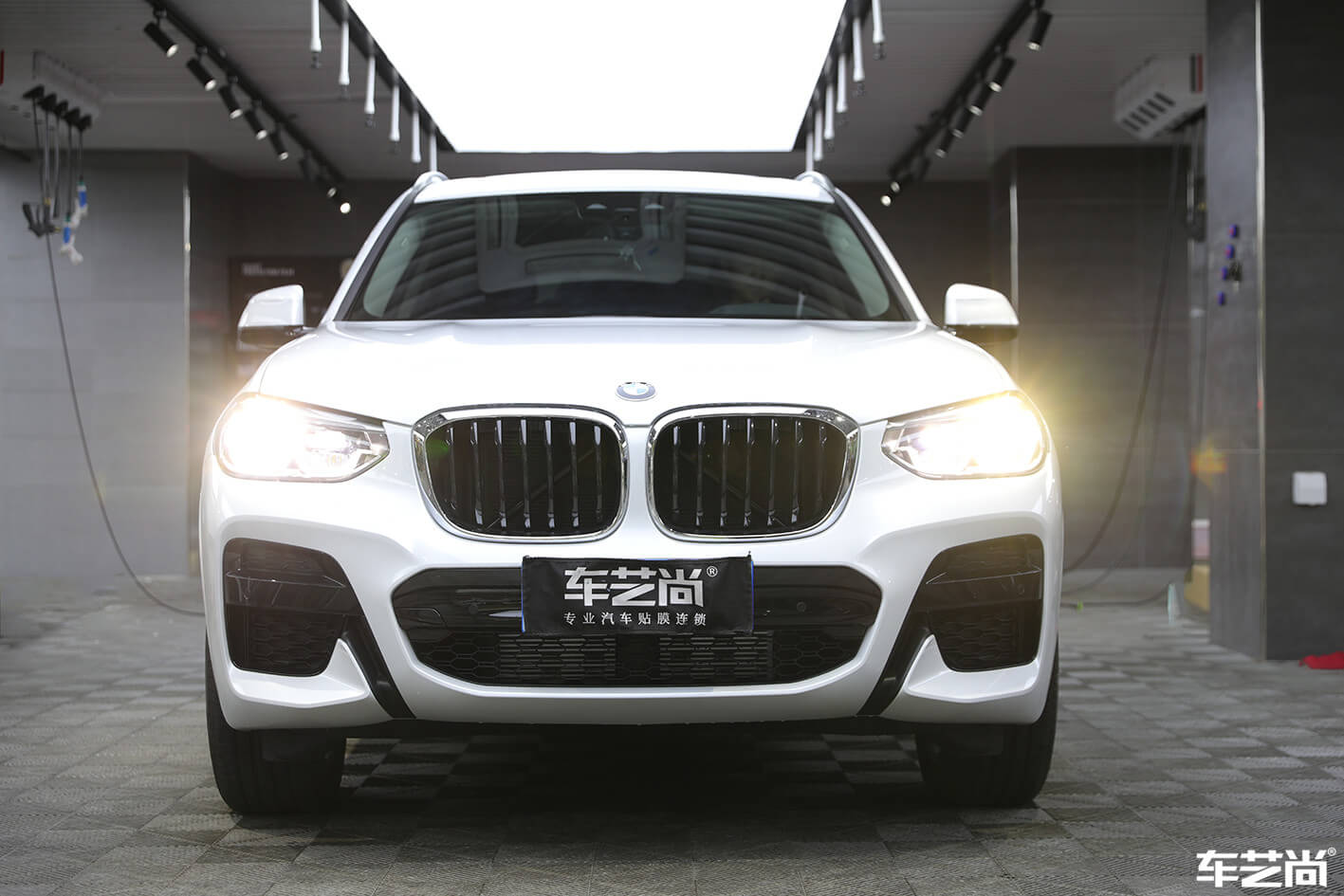 宝马X3装贴威固隐形车衣施工案例展示（14）