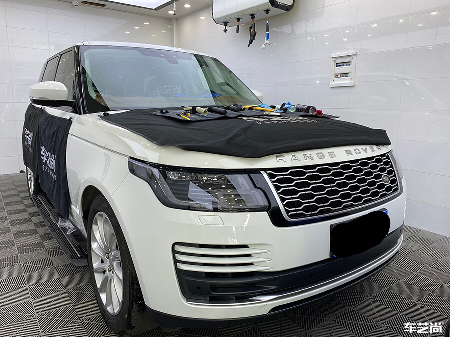 路虎揽胜施工威固隔热膜，案例展示（4）