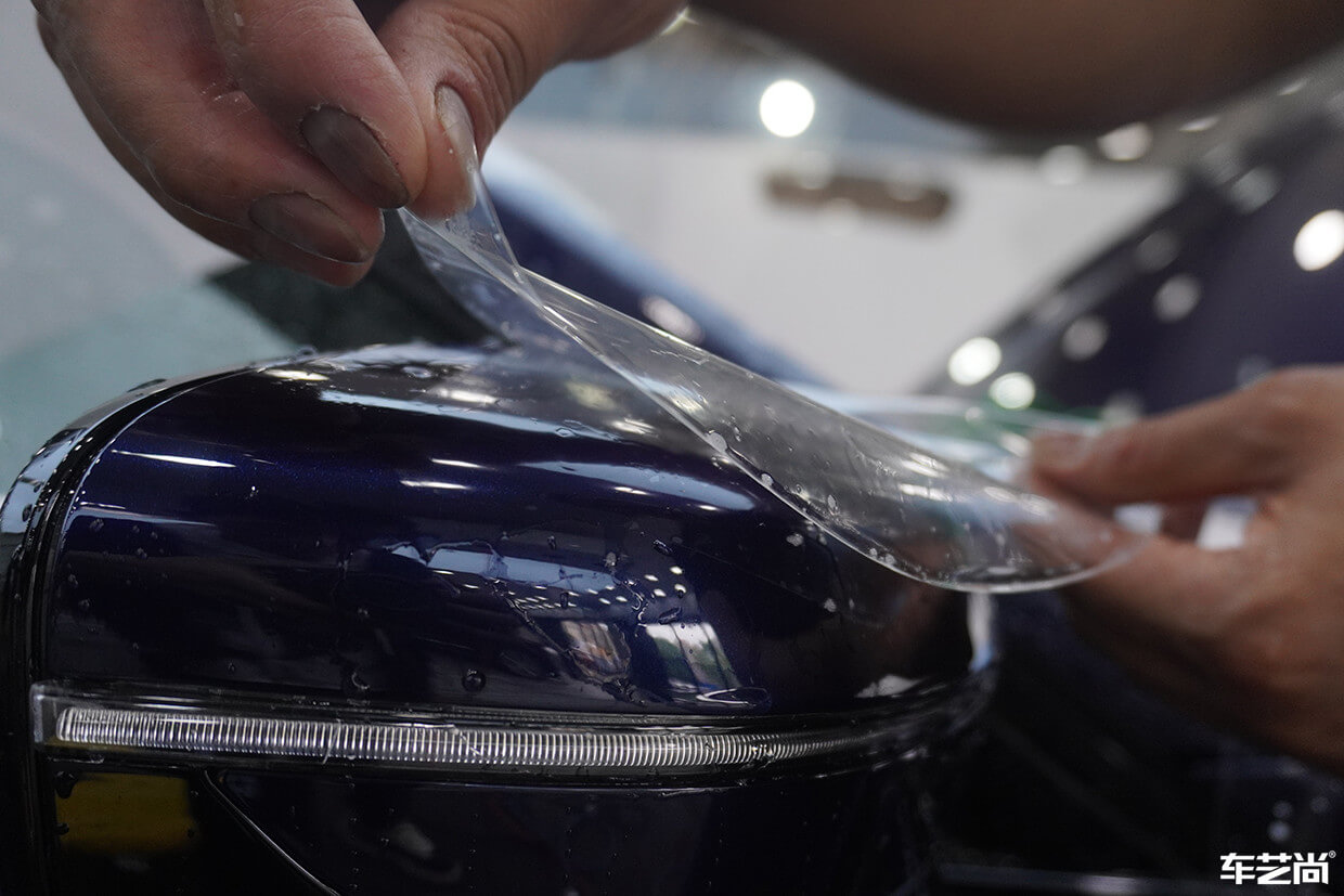 宝马5系施工隐形车衣，给您带来贴身保护（9）