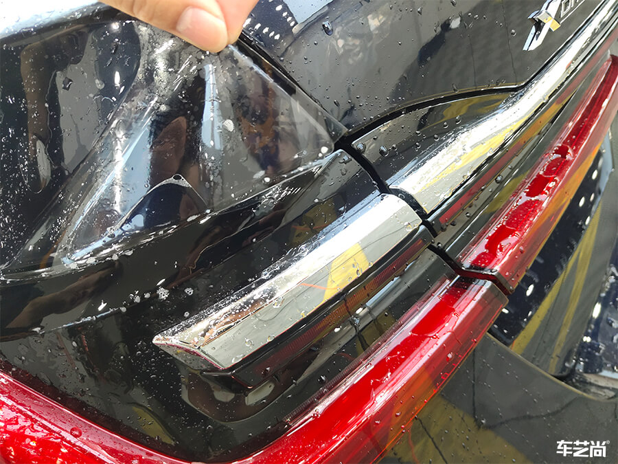 宝马7系选择专车专用隐形车衣，施工案例展示（3）