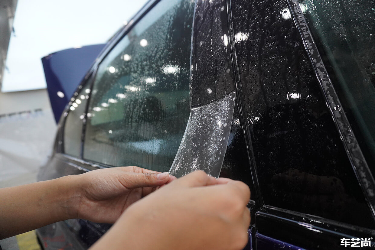 宝马5系施工隐形车衣，给您带来贴身保护（8）
