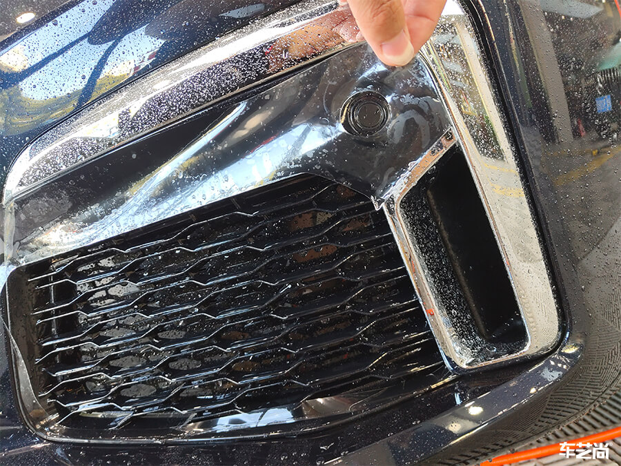 宝马7系选择专车专用隐形车衣，施工案例展示（5）