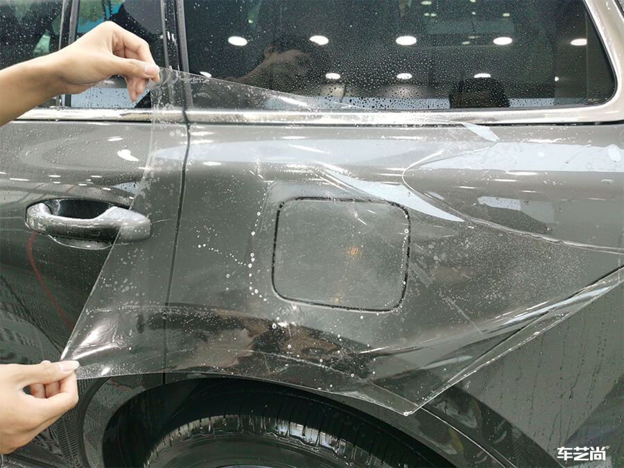 理想ONE实贴威固隐形车衣，施工流程展示（5）
