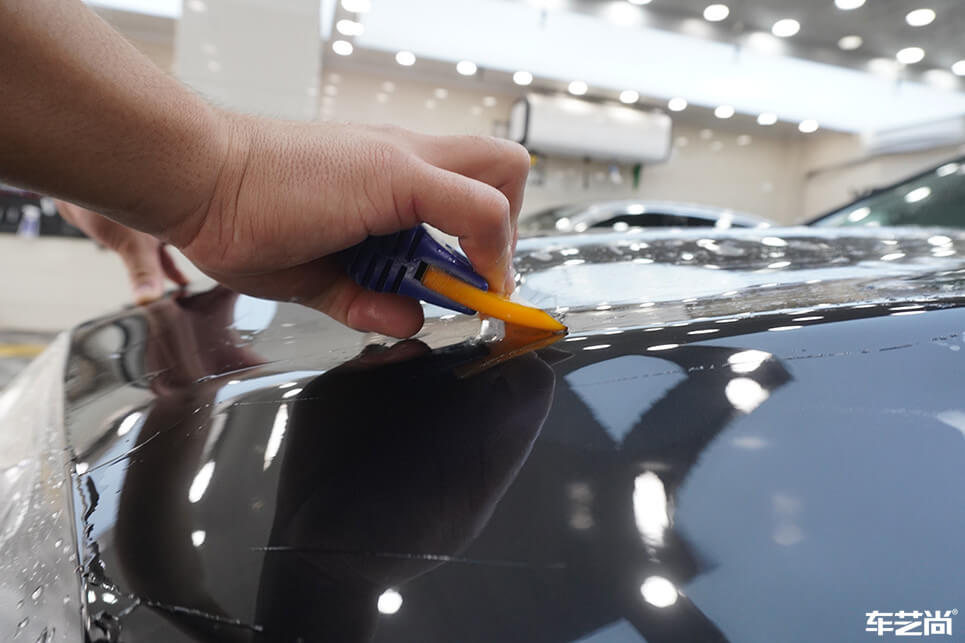 丰田凯美瑞选择车艺尚，施工隐形车衣案例分享（10）