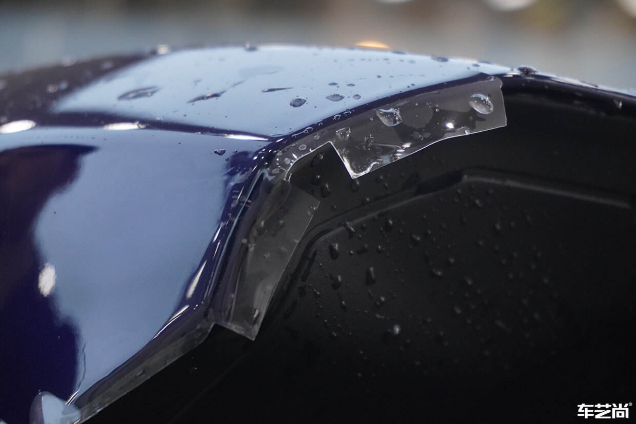 宝马5系施工隐形车衣，给您带来贴身保护（4）