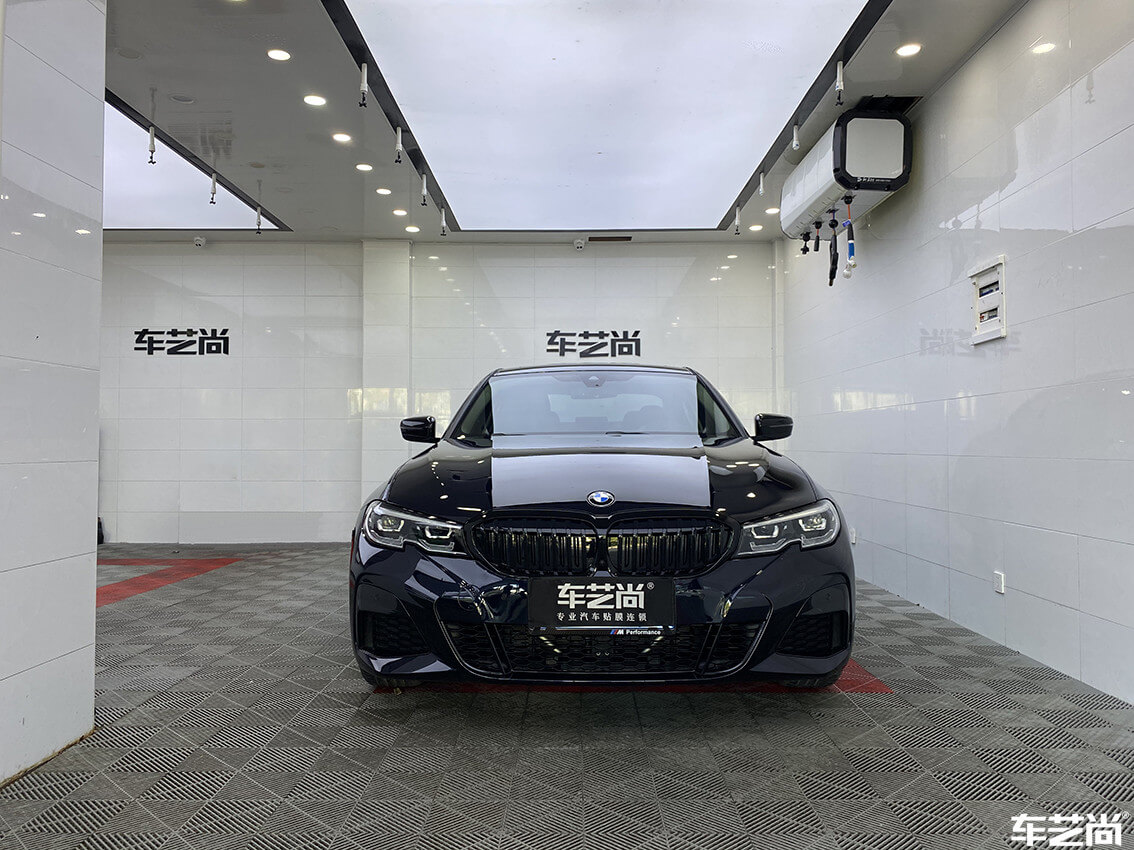 宝马3系装贴威固隔热膜（15）