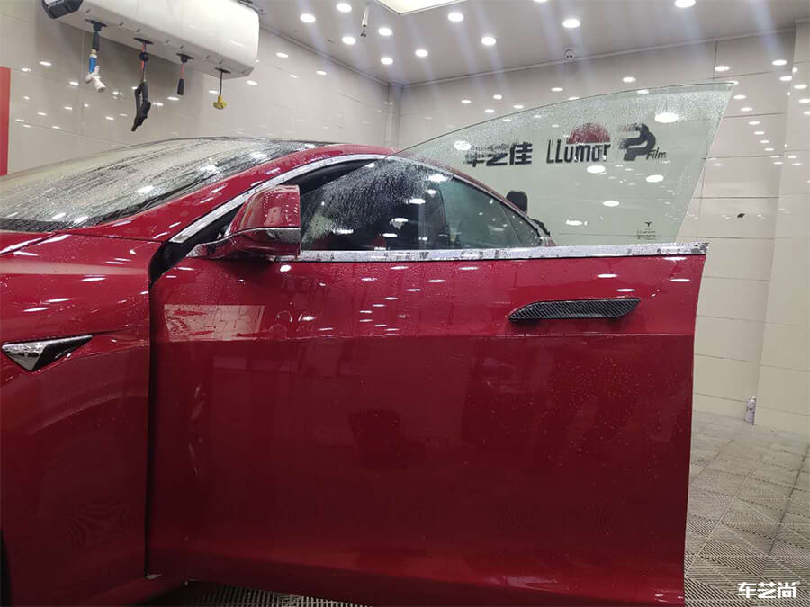 特斯拉Model 3施工威固隐形车衣案例分享（2）