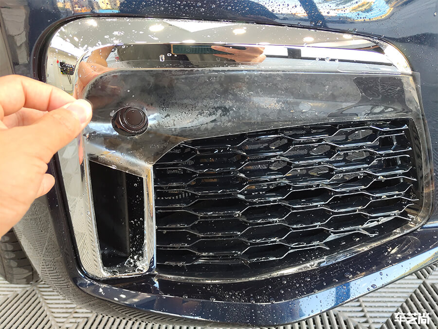 宝马7系选择专车专用隐形车衣，施工案例展示（4）