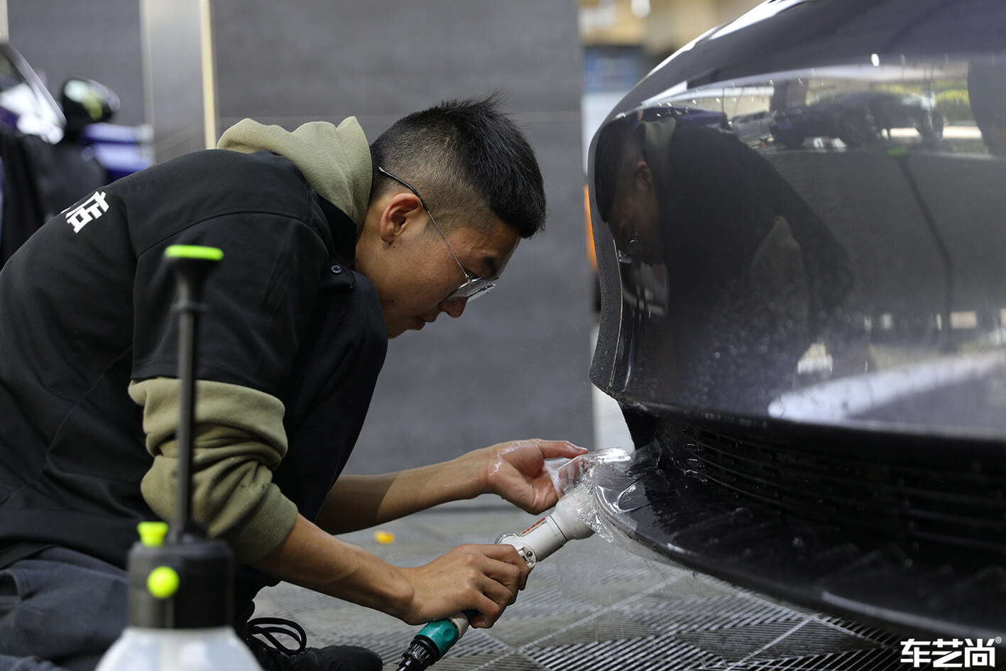 特斯拉Model 3施工威固漆面保护膜案例分享（6）