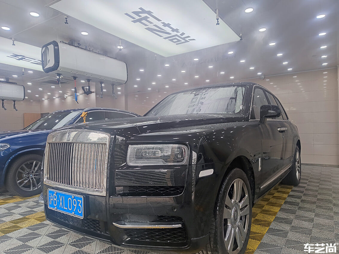 劳斯莱斯库里南在车艺尚杭州旗舰店施工流程展示（1）