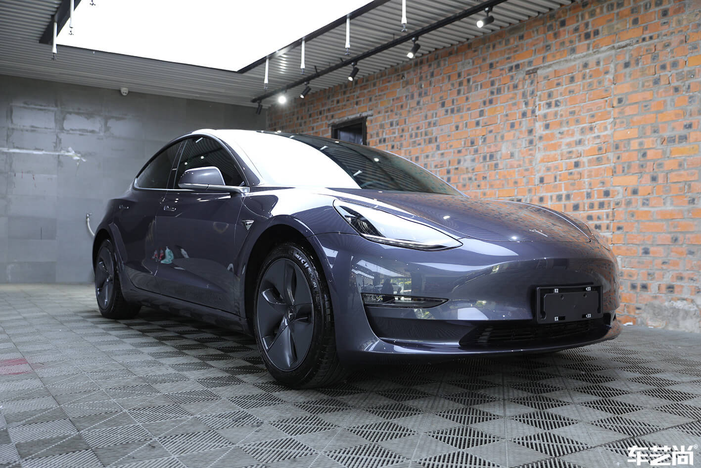 特斯拉Model 3施工威固漆面保护膜案例分享（13）