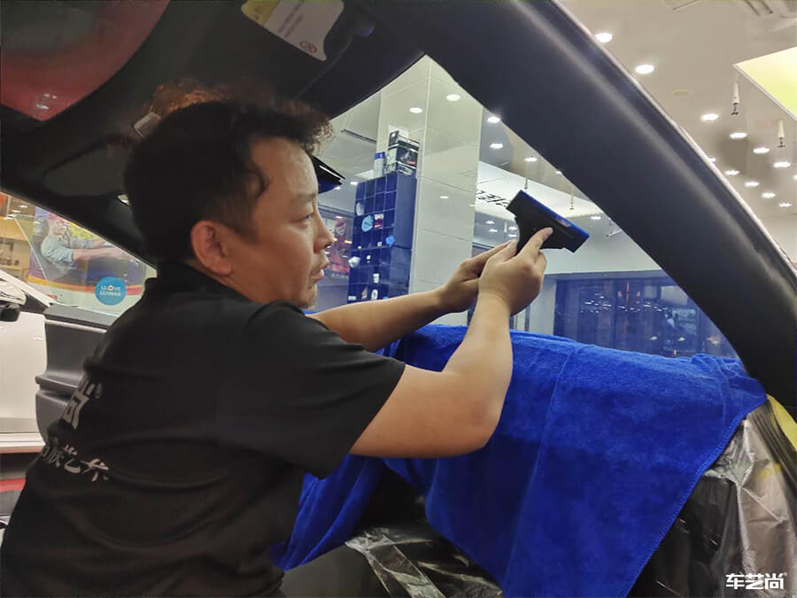 特斯拉Model 3施工威固隐形车衣案例分享（8）