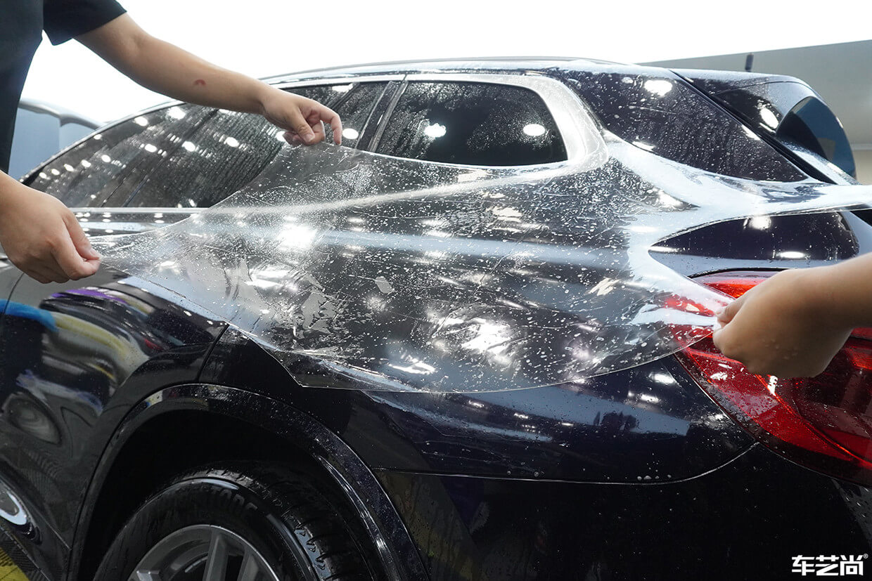 宝马X3装贴威固隐形车衣施工案例展示（10）