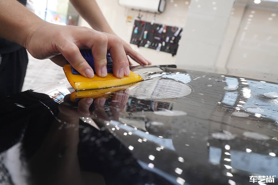 丰田凯美瑞选择车艺尚，施工隐形车衣案例分享（11）