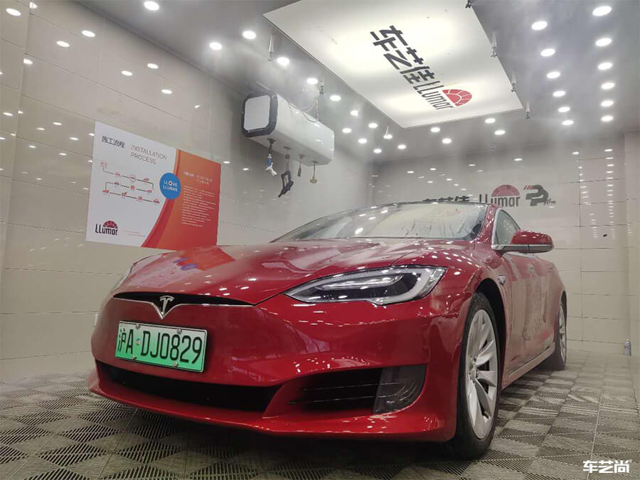 特斯拉Model 3施工威固隐形车衣案例分享（1）