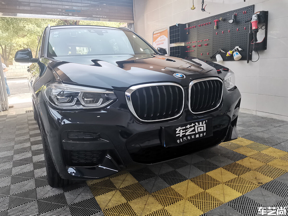 莘庄店施工案例：宝马X3镀膜美容洗车（11）
