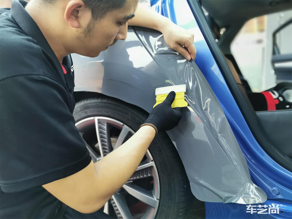 吉利博瑞GE双拼改色膜~（11）