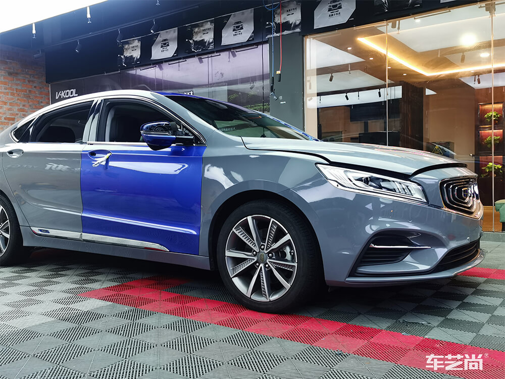 吉利博瑞GE双拼改色膜~（8）