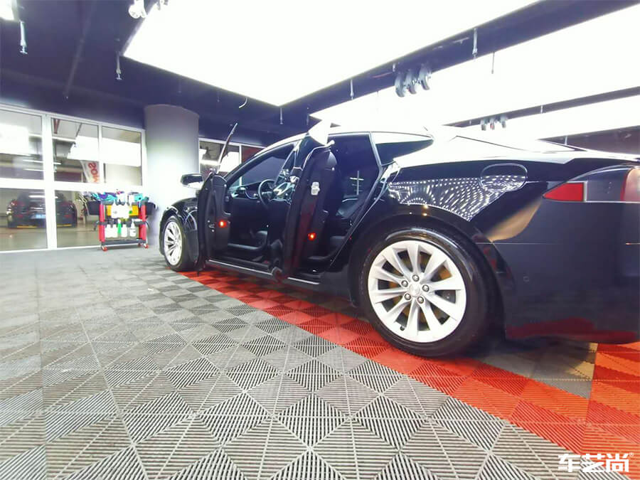 特斯拉 Model3施工威固玻璃膜展示（16）