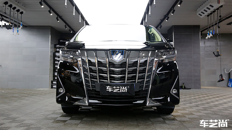 丰田埃尔法选择车艺尚，施工隐形车衣案例分享（19）