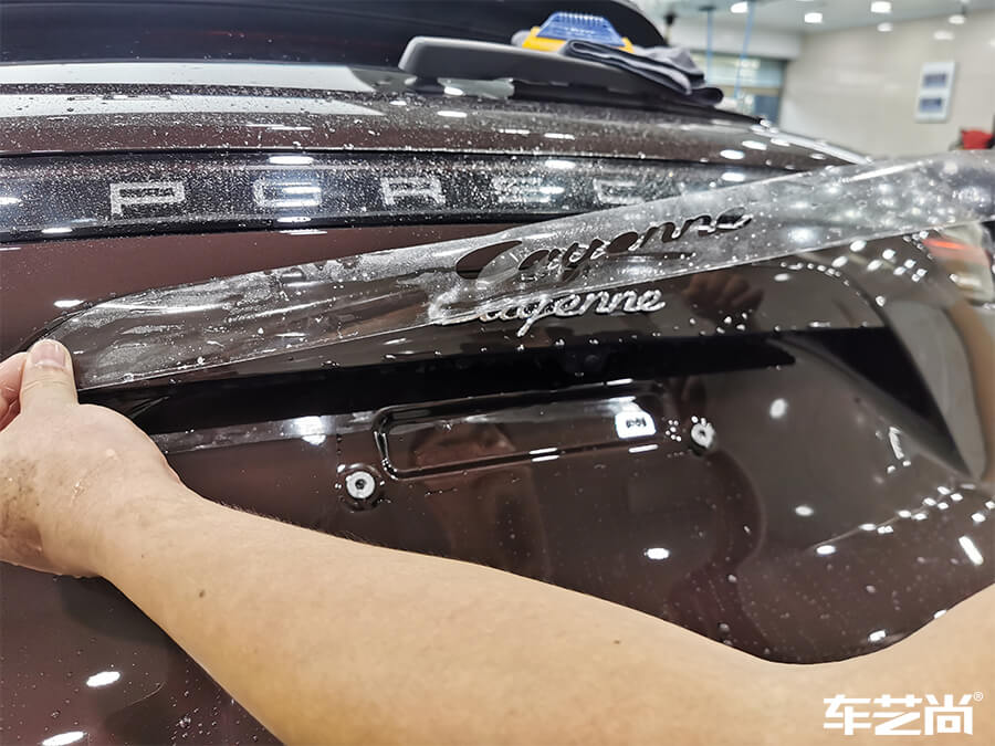 保时捷卡宴实贴威固隐形车衣效果怎么样？（5）