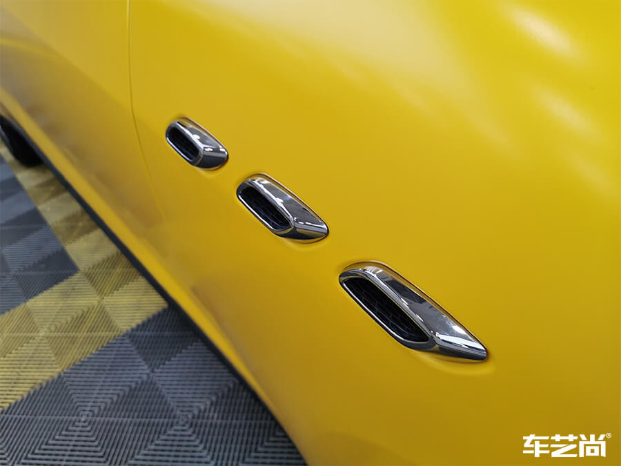 玛莎拉蒂装贴欧瑞飞（Orafol）改色膜施工流程图（10）