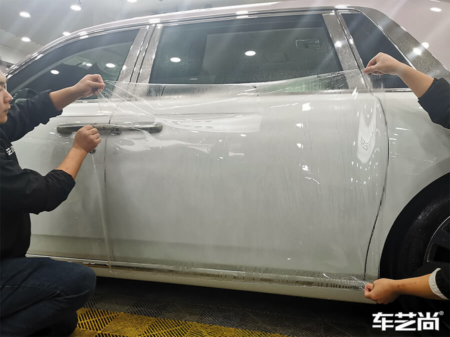 劳斯莱斯施工威固隐形车衣，流程展示（5）