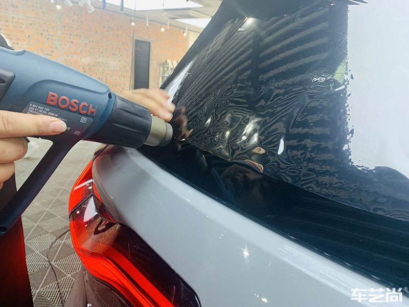 蔚来ES8施工威固隔热膜施工过程展示（图五）