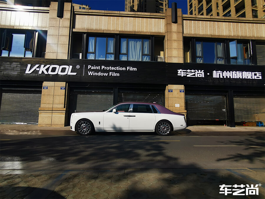 劳斯莱斯施工威固隐形车衣，流程展示（12）