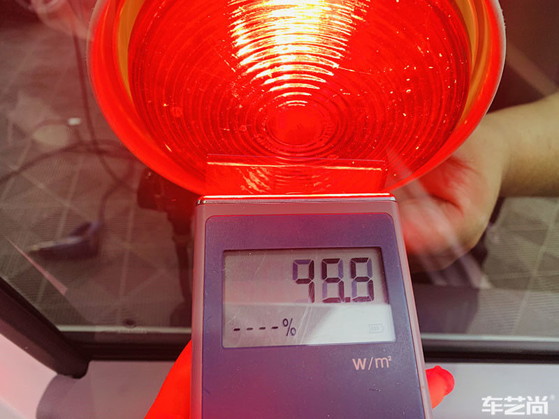 欧拉施工威固V-KOOL隔热膜效果展示（图一 施工后测试）