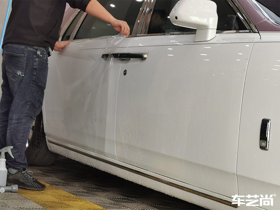 劳斯莱斯施工威固隐形车衣，流程展示（2）
