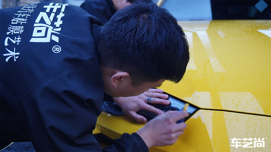 斗牛般的个性，兰博基尼施工隐形车衣案例展示（14）