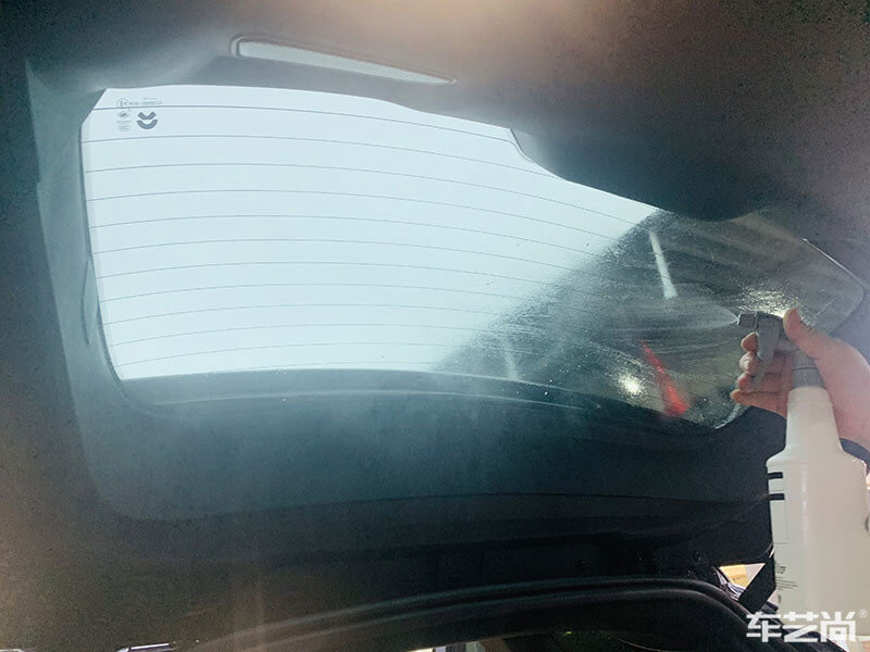 蔚来ES8施工威固隔热膜施工过程展示（图六）